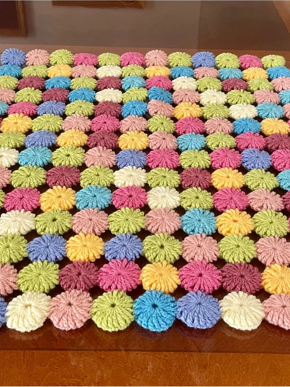 Handmade soft throw
